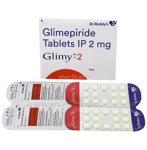 glimy 2mg tablet 15's